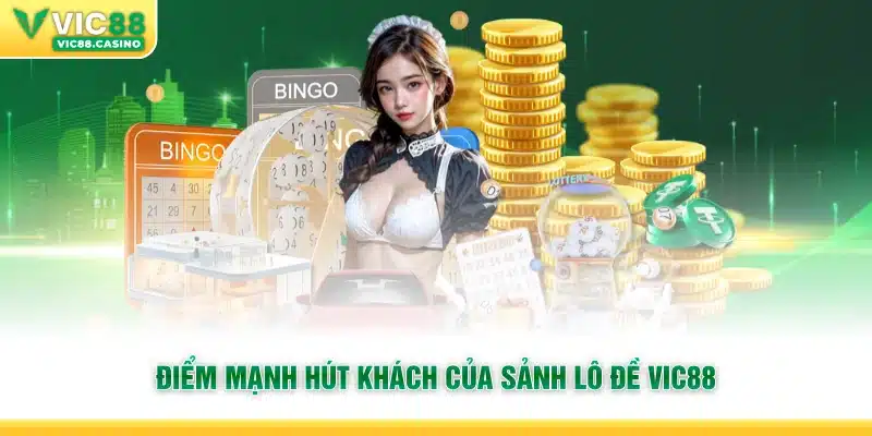 Điểm mạnh hút khách của sảnh Lô Đề Vic88